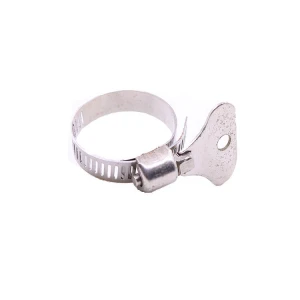 Galvanized Stainless Steel Small Diameter Wing Nut Hose Pipe Clamp With Handle