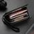 Import Genuine Leather Zip Around Fashion Handmade Knitting Travel Wallet with Phone Case from China