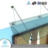 Glass Awning With Stainless Steel Support Bar