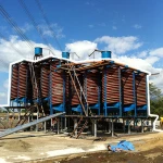 Gold Mining Plant Mining Equipment Tungsten Ore Processing Factory Niobium Spiral Chute Gold Separating For Sale