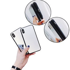 Graceful mirror design tpu accessories mobile phone case