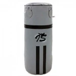Grey and Black Punching Bag