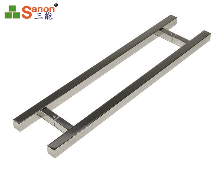 H Type Stainless Steel Interior Door Handle Double Side 1.1mm Thickness Polish Surface