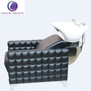 hair chair salon furniture bed black washing chairs salon shampoo chair with basin for sale