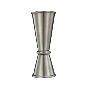 Hammered double-sided Jigger Shot Glass- Perfect for Cocktails, Whiskey, Gin, Rum, Vodka, and Tequila Shots