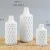 Import Hand Glazed White Ceramic Vase home decoration vase from China
