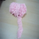 handknitting eyelash style feather polyester yarn