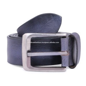 Handmade genuine leather casual belt