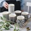 Handmade Stoneware Coffee Mug Ceramic Coffee Cup with Lid Reusable