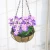 Import Hanging Basket with Artificial Flowers Wall Coconut Palm Basket Artificial Hanging Flower Plant for Outdoor Patio Lawn Garden from China