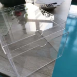 HAORUI Hot sale acrylic shoe box factory customized acrylic shoe box acrylic display box