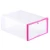 Import hard transparent muti-color stackable shoe containers plastic storage box from China