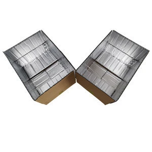 Heat Insulation Cooler Box Corrugated Insulated Carton Isothermal Cardboard for Packaging Vegetable Products