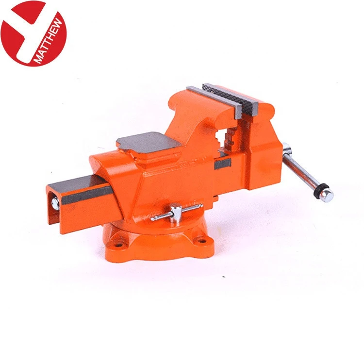 Heavy Duty Free Rotate bench Vise with Anvil Block