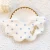 Import hexagon embroidery luxury baby bib round style multi layers baby muslin bibs waterproof smiling face baby cloth bibs from China