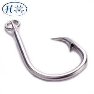 high carbon steel tuna hook with ring for long line fishing