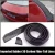 Import High glossy 3D Carbon fiber grain protection car auto rear wing spoilers from China