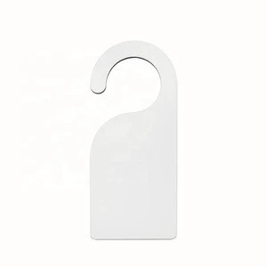 High glossy  blank Sublimation MDF do not disturb door hanger plate