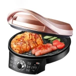 High power Adjustable floating pan Frying machine Portable home electric pizza maker