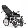 High Power High Quality High Back Reclining Electric Wheelchair Portable Folding Electric Wheelchair For Disable