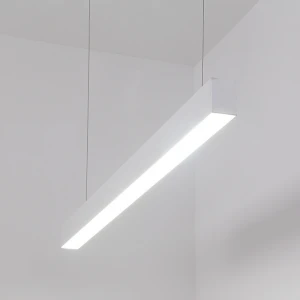 High quality  3 years warranty 30W  black  LED SMD linear pendant light for office school warehouse