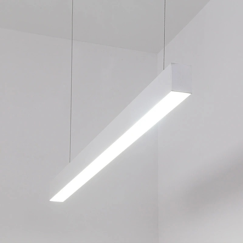High quality  3 years warranty 30W  black  LED SMD linear pendant light for office school warehouse