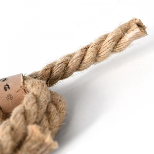 High Quality 8mm X 3m Durable Natural Woven Jute Rope (with Tag)