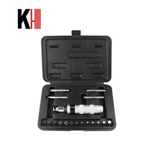 High quality alloy steel handle S2 material screwdriver head 18 pieces of impact screw driver screwdriver bit set hand tool