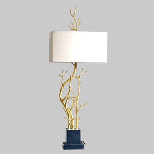 High quality Brass Branch Table Lamp hotel side table lamp