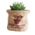 Import High quality brown jute flower pot sleeves linen bag custom brand printed from China