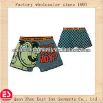 Buy Fashion Style Children Underwear Hot Selling Cheap Wholesale Stock Boy  Brief from Quanzhou East Sun Garments Co., Ltd., China