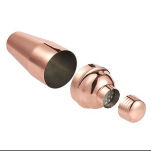 High Quality Copper Plated Stainless Steel cocktail Shaker Bar Tool Set