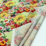 High quality custom design floral digital printing 45S 100% rayon 110gsm medium weight woven poplin fabrics for sleepwear
