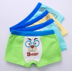 high quality cute cartoon printed baby underwear kids panties breathable boxer short