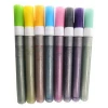 High quality DIY art double line metallic fluorescent outline marker pen