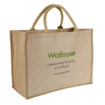 high quality ecofriendly jute/cotton juco tote bag Wholesale