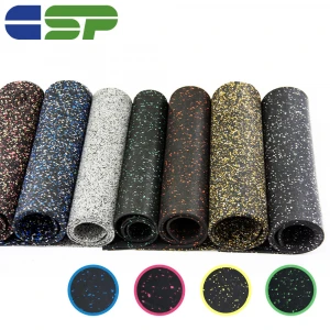 High quality EPDM Rubber granules crossfit rubber floor mat
