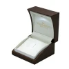 High quality factory handmade elegant custom Logo led light ring jewelry box
