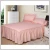 Import high quality fashion colorful elegant home useful textile cotton bed skirt with fitted sheet from China