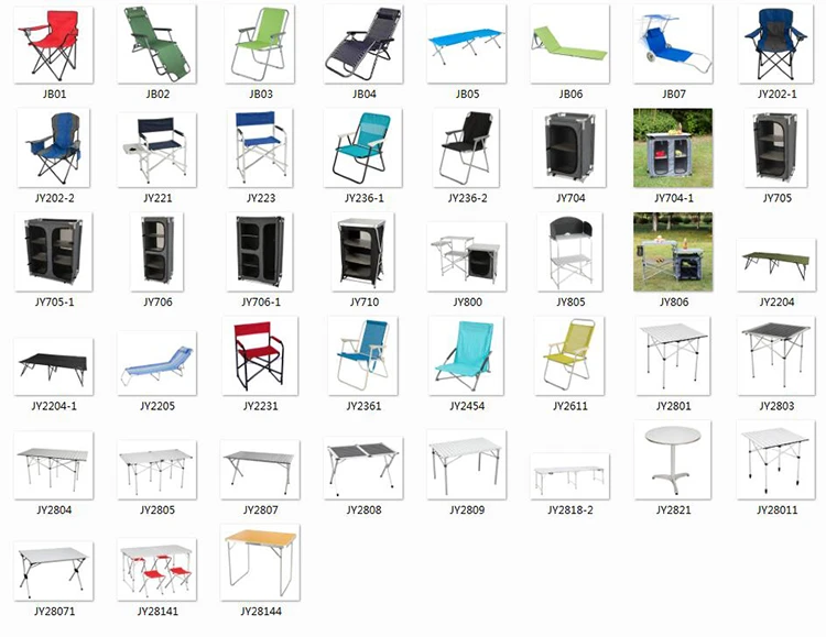 High Quality Lightweight Portable Foldable folding camp table set