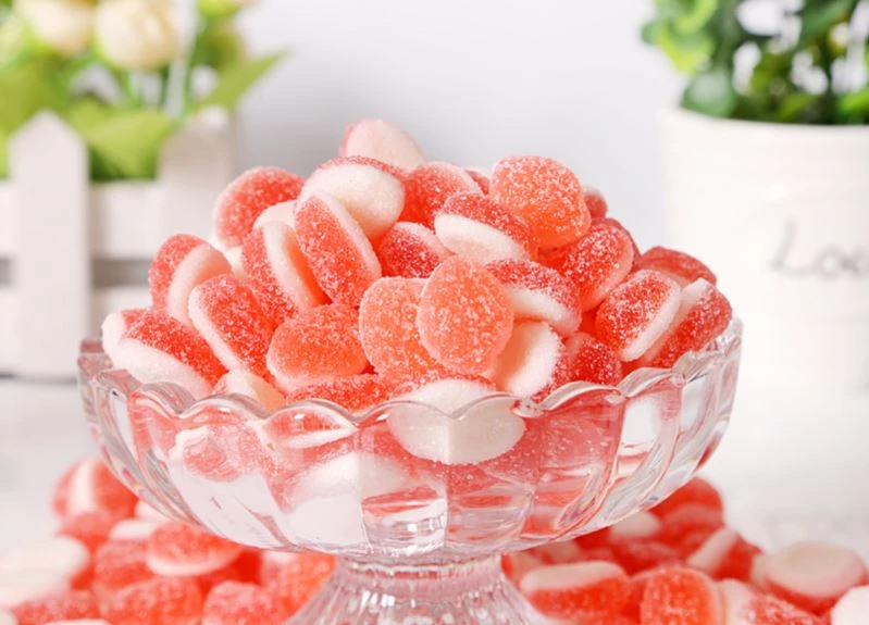 High quality low price 198g strawberry jelly childrens favorite sweet and sour flavored fudge