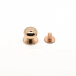 High Quality Monk Head Screws Leather Metal Craft Belt Wallet Solid Brass Nail Rivets Screws Bags Accessories Tacks