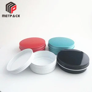 High quality offset printing aluminum jar cosmetic can