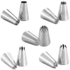 High quality pastry baking tools cake decorating piping nozzle set