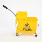 High Quality Plastic Industrial Side Press With Wringer 20L Squeeze Mop Bucket