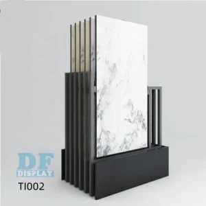 High Quality Quartz Stone Sample Display Stand Luminous Ceramic Tile Stone Acrylic Marble Display Stand Rack