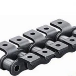 High quality short pitch conveyor chain  40-1 simplex  with attachment wsk-2 La cadena de transporte