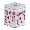 High Quality Square Metal Tin Can With Candy and Coffee Design Multifunctional Tinplate Box For Storage And Decoration