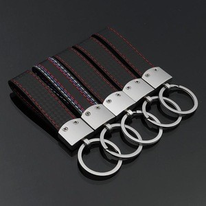 High Quality Top Leather Car Keychain gift For for branded car