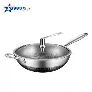 High-quality TRI-PLY Stainless Steel non-stick frying pan